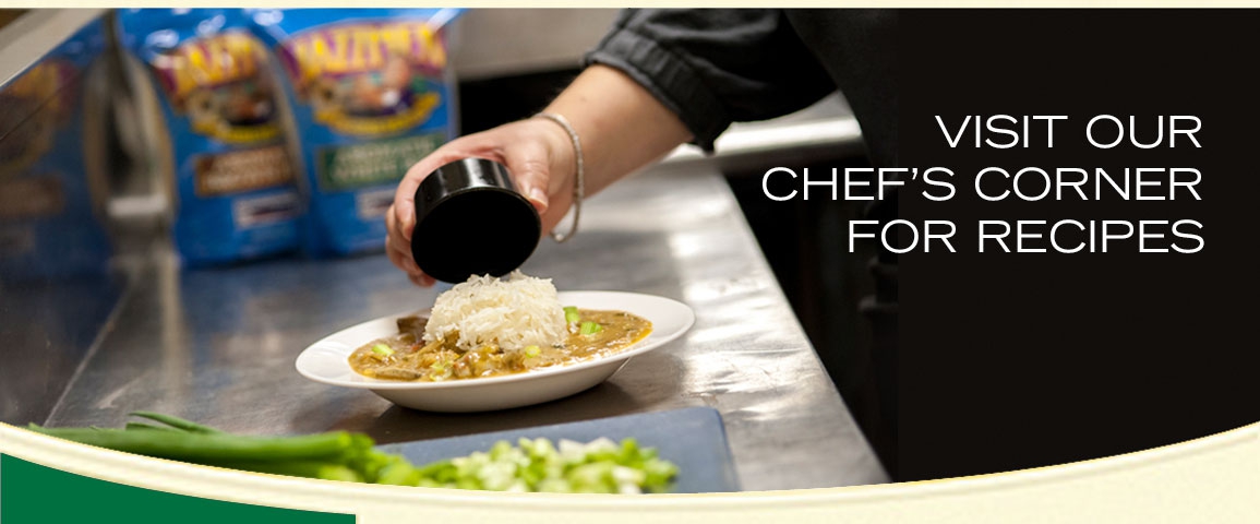 Visit Our Chef's Corner for Recipes